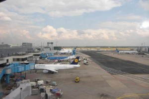 Flugzeuge am Flughafen Frankfurt